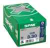 Afbeeldingen van SPAX Universele schroef verzonkenkop WIROX voldraad PZ1 3X30MM