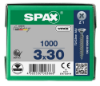 Afbeeldingen van SPAX Universele schroef verzonkenkop WIROX voldraad PZ1 3X30MM