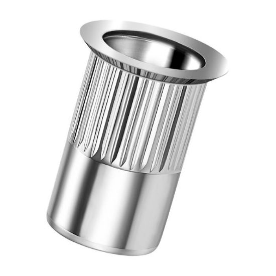 Afbeeldingen van Blindklinkmoer Q-nut open RVS A2 verzonkenkop M6 klembereik 1,5-4,5MM