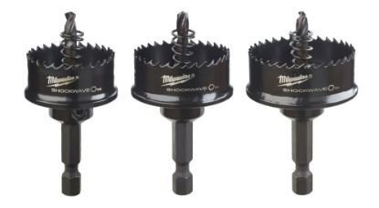 Afbeeldingen van MILWAUKEE Gatzagenset SHOCKWAVE 22/29/35MM 3x