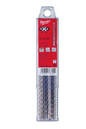 Afbeeldingen van MILWAUKEE Hamerboor SDS-Plus MX4 4-snijkanten 8X110MM 10x