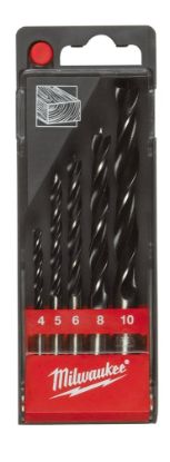 Afbeeldingen van MILWAUKEE Houtborenset DIN7487 E in kunststof cassette 5x