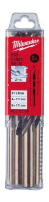 Afbeeldingen van MILWAUKEE Metaalboor HSS-G Cobalt DIN338 13X151MM 5x