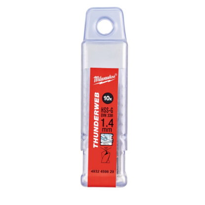Afbeeldingen van MILWAUKEE Metaalboor HSS-G THUNDERWEB DIN338 1,4X40MM 10x