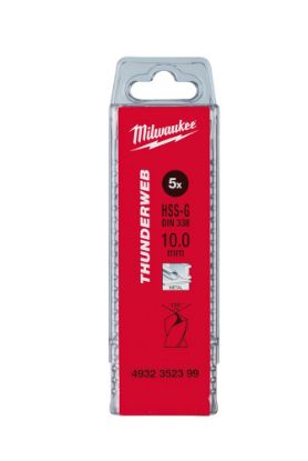 Afbeeldingen van MILWAUKEE Metaalboor HSS-G THUNDERWEB DIN338 10X133MM 5x