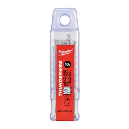 Afbeeldingen van MILWAUKEE Metaalboor HSS-G THUNDERWEB DIN338 2,3X53MM 10x