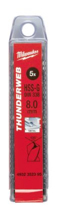 Afbeeldingen van MILWAUKEE Metaalboor HSS-G THUNDERWEB DIN338 8,5X117MM 5x