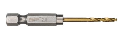 Afbeeldingen van MILWAUKEE Metaalboor HSS-G TiN SHOCKWAVE 2,5X62MM 2x