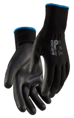 Afbeeldingen van BLÅKLÄDER Handschoen PU-gedipt 2901 zwart 6 12x