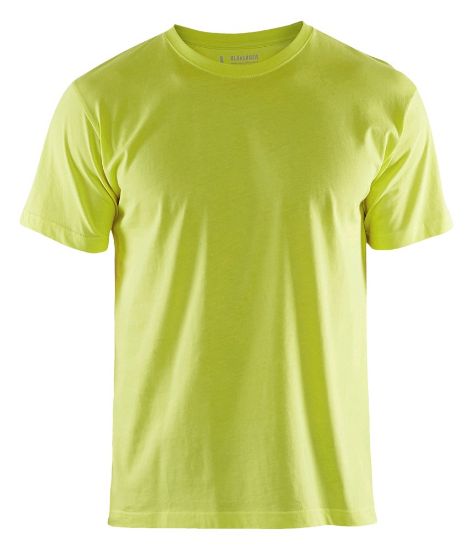 Afbeeldingen van BLÅKLÄDER T-shirt 3325 High Vis geel 4XL 5x