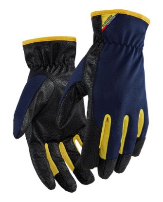 Afbeeldingen van BLÅKLÄDER Werkhandschoen 2871 donkerblauw/geel 11