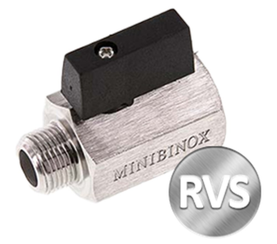 Afbeeldingen van ¼" MINIBINOX25B BUIxBI ZWART