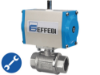 Afbeeldingen van Kogelkraan ¾" 25bar messing BI/BI DW ACTUATOR