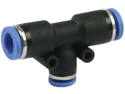 Afbeeldingen van T-verloop push-in fitting 10-8MM