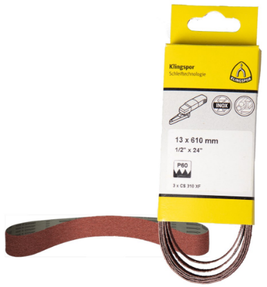 Afbeeldingen van Schuurband weefsel CS310XF 13X610MM K40 F4G in DIY verpakking