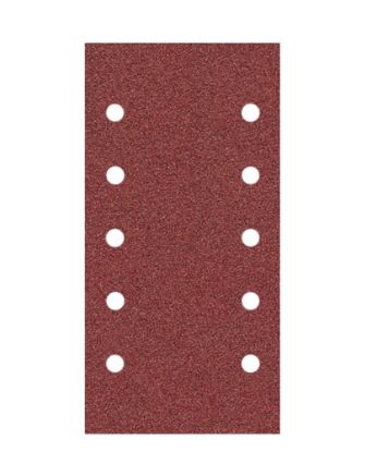 Afbeeldingen van Schuurpapiervel PS22K met klittenband 115X230MM K80 stansvorm GL15