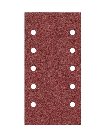 Afbeeldingen van Schuurpapiervel PS22K met klittenband 115X230MM K120 stansvorm GL15