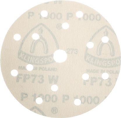 Afbeeldingen van Schuurschijf FP73WK met actieve bekleding en klittenband 150MM K1500 stansvorm GLS47