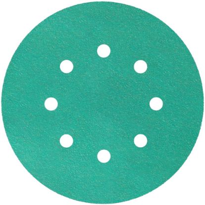 Afbeeldingen van Schuurschijf FP77K met actieve bekleding en klittenband 125MM K240 stansvorm GLS5