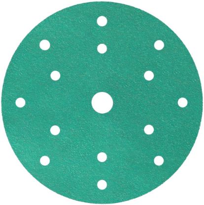 Afbeeldingen van Schuurschijf FP77K met actieve bekleding en klittenband 150MM K320 stansvorm GLS47