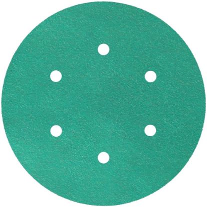 Afbeeldingen van Schuurschijf FP77K met actieve bekleding en klittenband 150MM K320 stansvorm GLS3