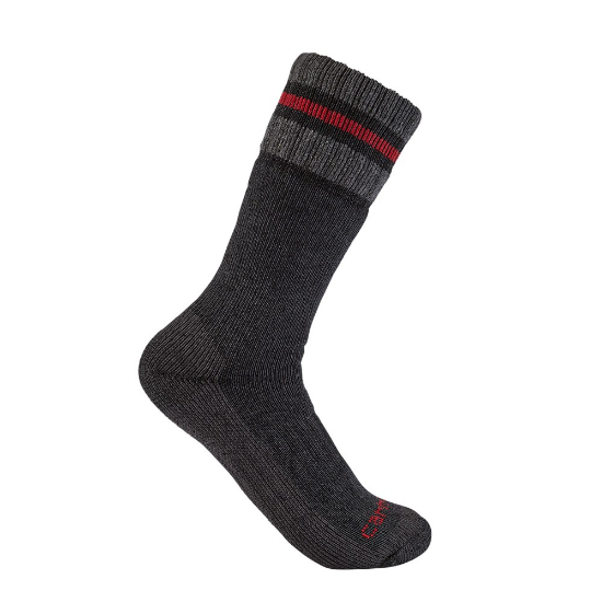 Afbeeldingen van CARHARTT Sokken synthetisch wol blend 802536 zwart L 2x