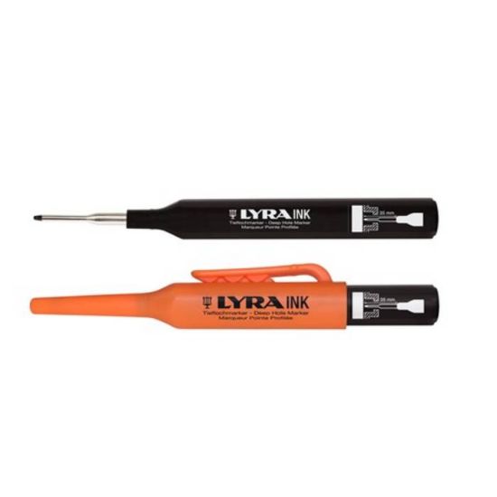 Afbeeldingen van Aftekenpen diepgat permanent 1MM V10 zwart