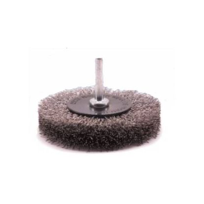 Afbeeldingen van Stiftborstel RVS gegolfd staal 2 rijen 40MM