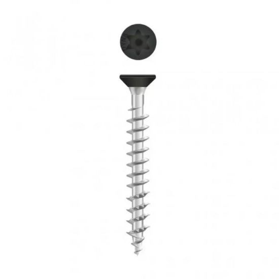 Afbeeldingen van Beslagschroef VZ PK 8MM zwarte kop T20 4,5X40