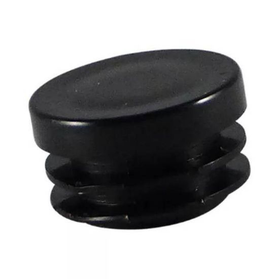 Afbeeldingen van Insteekdop rond PE zwart 30MM