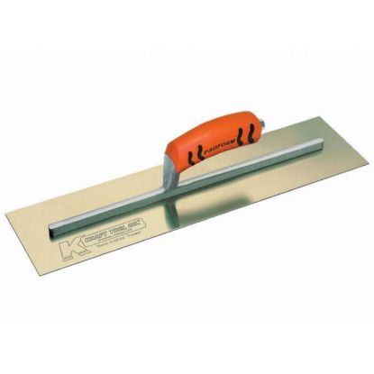 Afbeeldingen van Kraft Pleisterspaan RVS Gold soft-grip handvat 355X