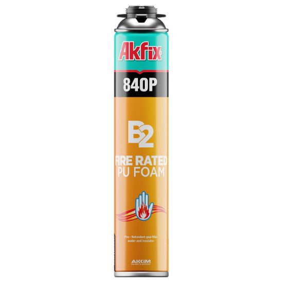 Afbeeldingen van AKFIX PU-schuim brandwerend 840P B2 S4 750ML