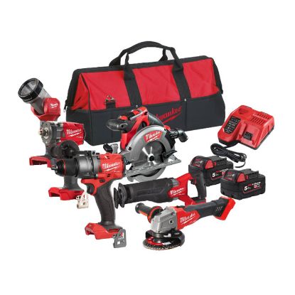 Afbeeldingen van MILWAUKEE Accu powerpack M18FPP6F3-502B (M18FPD3, M18FIW2F12, M18CCS55, M18FSZ, M18FSAG125X, M18TLED, 2XM18B5, Accu-18FC, Bag)