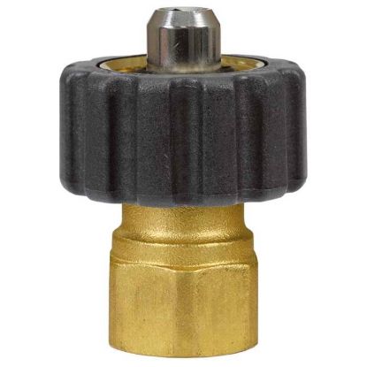 Afbeeldingen van Koppeling Swivel messing ST-241 ½"binnendraad ⅜"binnendraad