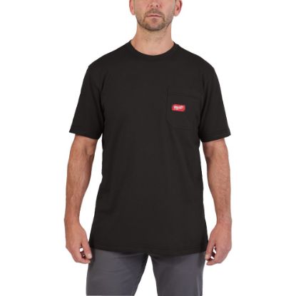 Afbeeldingen van MILWAUKEE T-shirt work WTSSBL zwart S