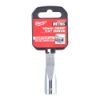 Afbeeldingen van MILWAUKEE Ratel dop ¼" FOUR FLAT lang 10MM