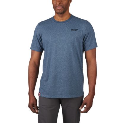 Afbeeldingen van MILWAUKEE T-shirt hybrid HTSSBLU blauw S