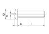 Afbeeldingen van Metaalschroef pan CK DIN85 EV M5X10MM