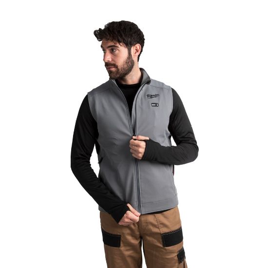 Afbeeldingen van MILWAUKEE Toughshell vest verwarmd M12HVGREY1-0 grijs 3XL