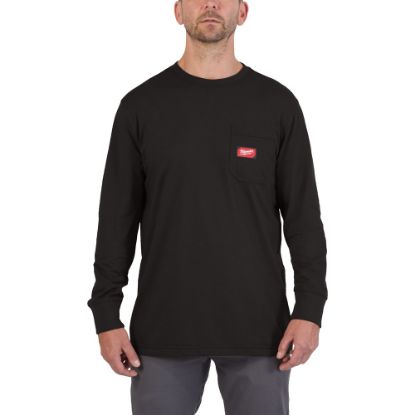 Afbeeldingen van MILWAUKEE T-shirt long sleeve work WTLSBLII zwart M