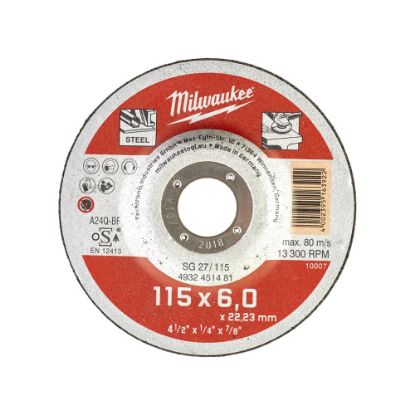 Afbeeldingen van MILWAUKEE Afbraamschijf metaal Contractor SG27 115X6X22MM