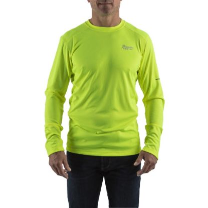 Afbeeldingen van MILWAUKEE T-Shirt long sleeve warm weather WWLSYL geel S