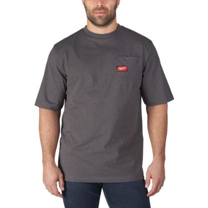 Afbeeldingen van MILWAUKEE Werk T-shirt met korte mouwen WTSSG grijs M