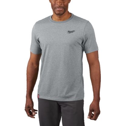Afbeeldingen van MILWAUKEE T-shirt hybrid HTSSGR grijs M