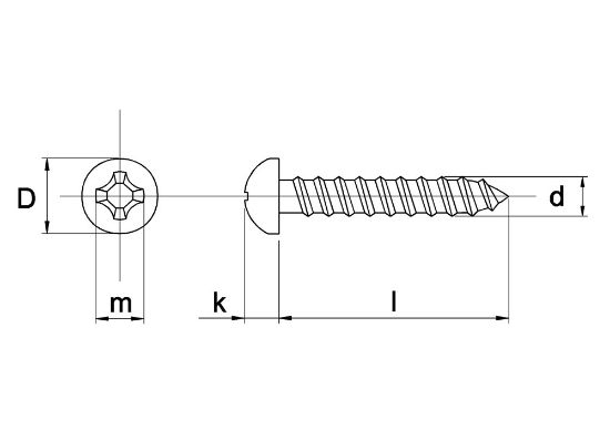 Afbeeldingen van Spaanplaatschroef CK A2 PZ2 5X30MM
