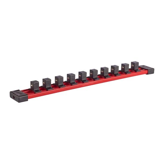 Afbeeldingen van MILWAUKEE Doppenrail HEX 350MM inclusief clips ½"