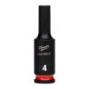 Afbeeldingen van MILWAUKEE Dop SHOCKWAVE ¼" lang 4MM