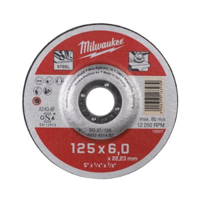 Afbeeldingen van MILWAUKEE Afbraamschijf metaal Contractor SG27 125X6X22MM
