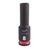 Afbeeldingen van MILWAUKEE Dop SHOCKWAVE ⅜" lang 8MM