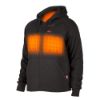 Afbeeldingen van MILWAUKEE Hoodie verwarmd M12HHBL4-0 zwart XL